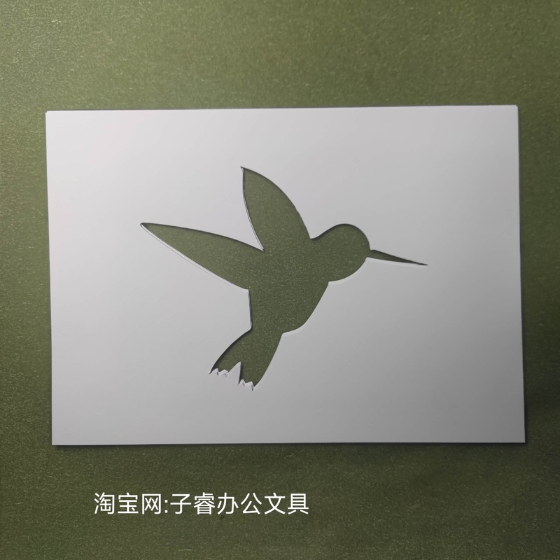 镂空画里的春天A4镂空春字白色卡纸拍照摄影Spring蝴蝶拓印|undefined