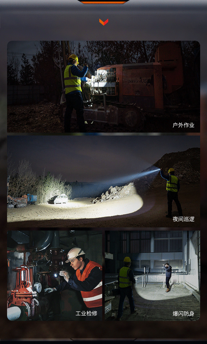 FENIX C5 PRO high-brightness, long-range, outdoor LED flashlight with a waterproof design and magnetic tail for easy attachment