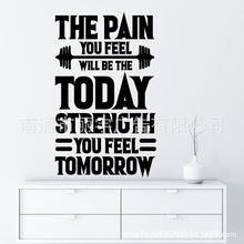 the pain you feel today strength 图案自粘可移除PVC 贴纸 墙贴