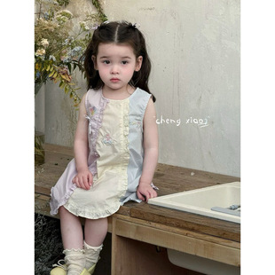 Ůͯ�B��ȹŮ����ƴɫ�o���޲�ȹ2025�ļ��¿ͯ����ȹ�o��ȹ��