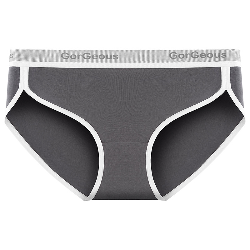 60 ropa interior modal para mujer, sin costuras, triángulo deportivo de cintura media, transpirable, niña 2024, nuevo estilo, refrescante