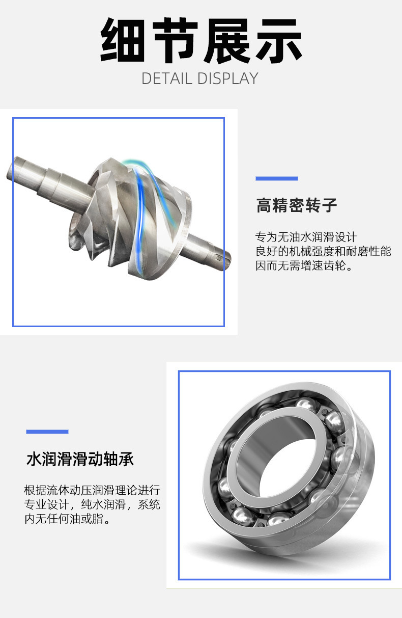 Permanent Magnet Variable Frequency 7.5Kw Screw-Type Small Air Compressor 3 Cubic Meters Industrial Grade 22Kw Air Pump Air Compressor