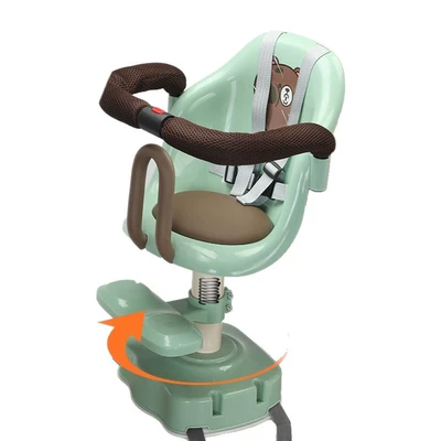 Electric car child seat: Seat, Motorcycle Baby Shock-Absorbing