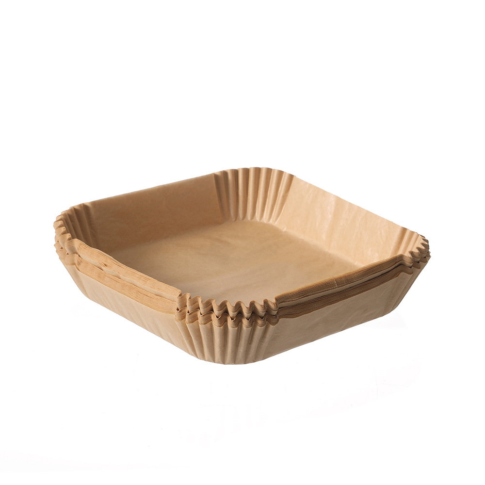 Papel especial para papeleras de aire, papel de absorción de aceite redondo para hornear, papel de silicona de grado alimenticio, papel de almohadilla de alimentos antiadherente, papel mayorista