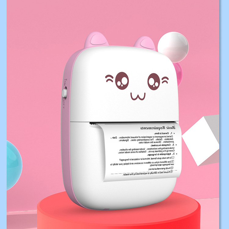 Factory wholesale cross -border student pocket mini questions to shoot search information labels convenient thermisture printer