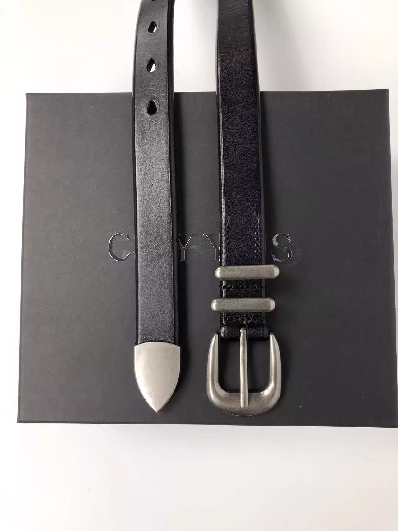 2.3CM 와이드 탑 레이어 블랙