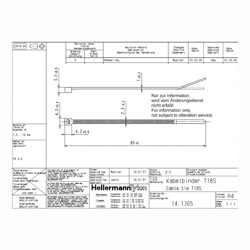 HellermannTyton������̫ͨ�����������������ߣ�T18S  111-00536