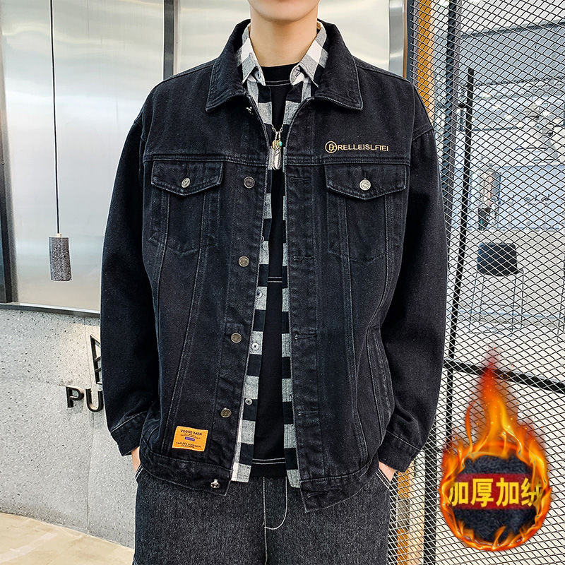 Otoño e invierno forro polar cálido chaqueta de mediana edad marca de moda japonesa de los hombres de gama alta multi-Bolsillo ropa de trabajo suelta más tamaño chaqueta de moda