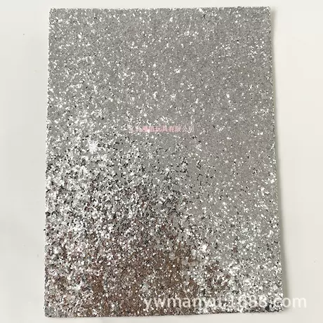 Silver thick glitter 15*20