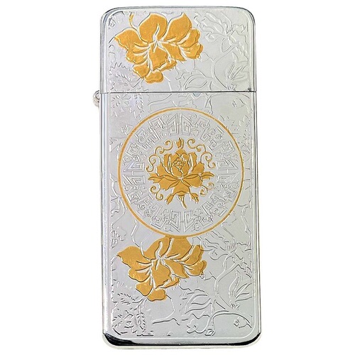Zorro ultra-thin kerosene ZS5 two-color dragon electroplating model windproof and durable retro manufacturer wholesale lighter