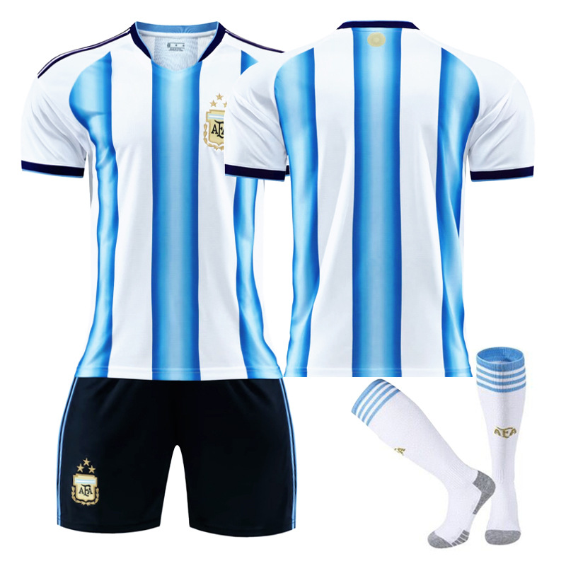 Copa del Mundo 2026 Argentina Camiseta de Fútbol en Casa No. 10 Camiseta de Messi 11 Di Maria 21 Dybala