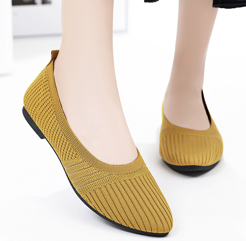 Women's Casual Solid Color Point Toe Flats display picture 3