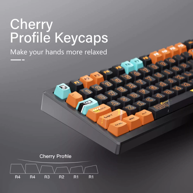 "Speed 7" оригинал очень высокий PBT пятиугольная форма нагрева Huake персонализированная стильная клавиатура подходит для Wooting