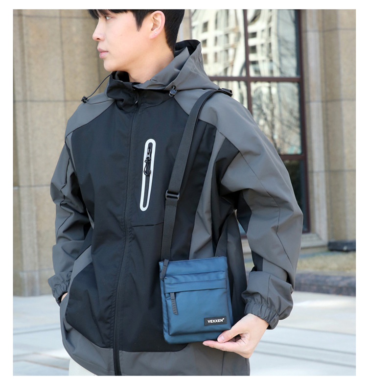 2025 Herrentasche Umhängetasche Casual Schultertasche Herrensrucksack Mini Handytasche Hochformat hochwertiges Design wasserabweisend leicht tragbar