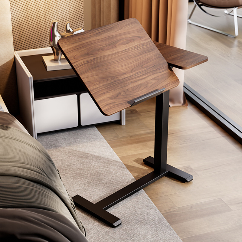 Adjustable Computer Desk, Small Home Office Desk, Movable Table, Foldable Writing Desk, Simple Dormitory Bedside Table