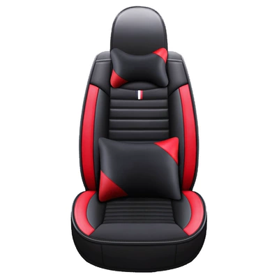 full package four seasons universal seat | Seat cushion, seat cover - black-and-red-single-seat-deluxe-edition-general