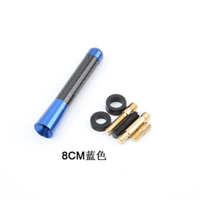 Antenna Modified Decorative Antenna, vehicle antenna - 8cm-blue