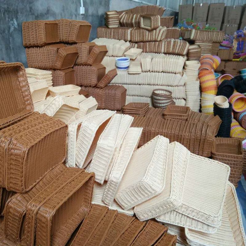 Eating bib, woven storage basket, stand, storage system, bread
