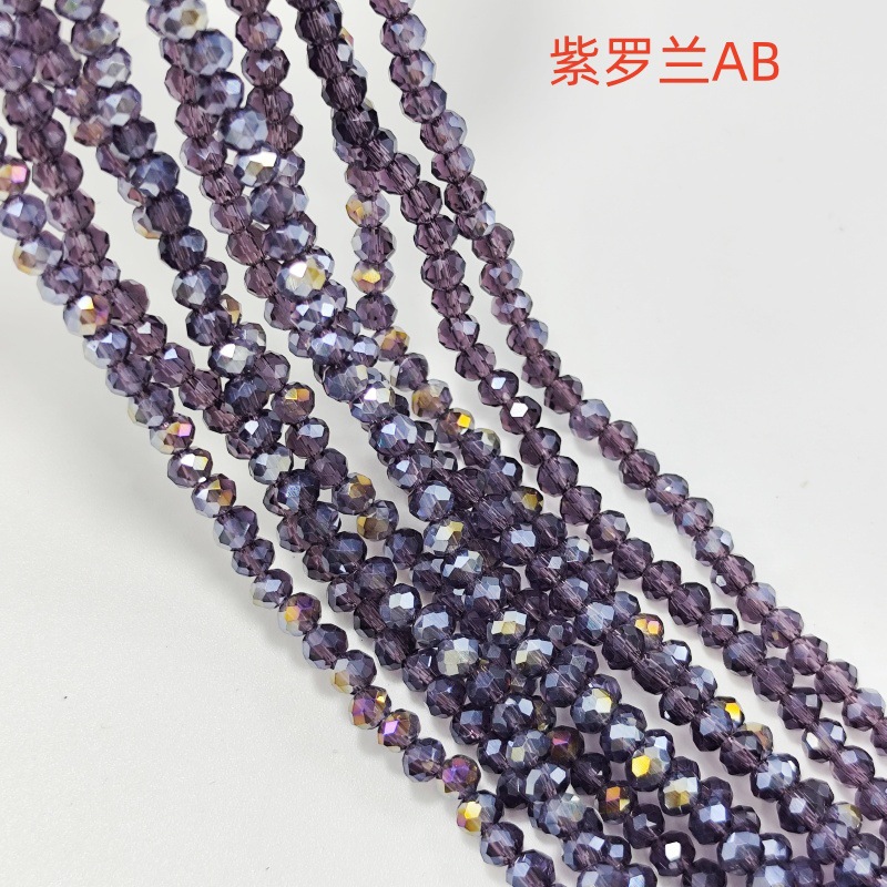 Cuentas planas transfronterizas Cuentas de vidrio Jingjing Cuentas sueltas de bricolaje hechas a mano Accesorios de ropa Cadena de teléfonos móviles Accesorios de joyería al por mayor