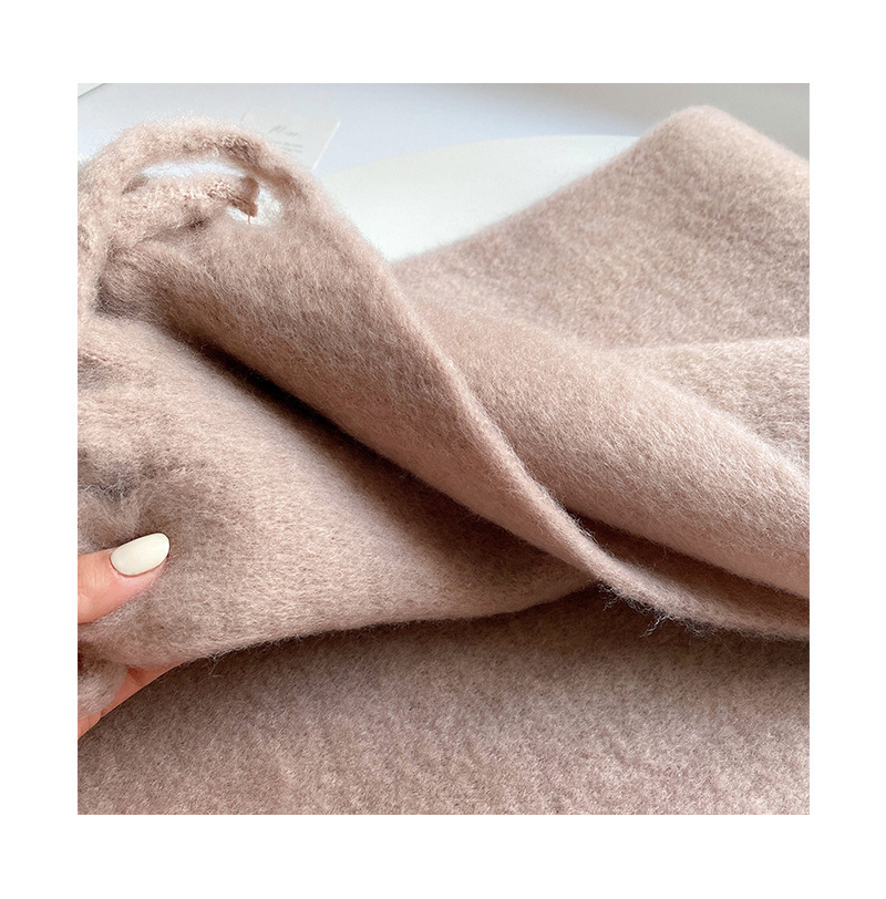 Solid Color Thickened and Extended Scarf for Women, 2026 Autumn and Winter New Korean Style, Versatile Winter Shawl for Students, Pink