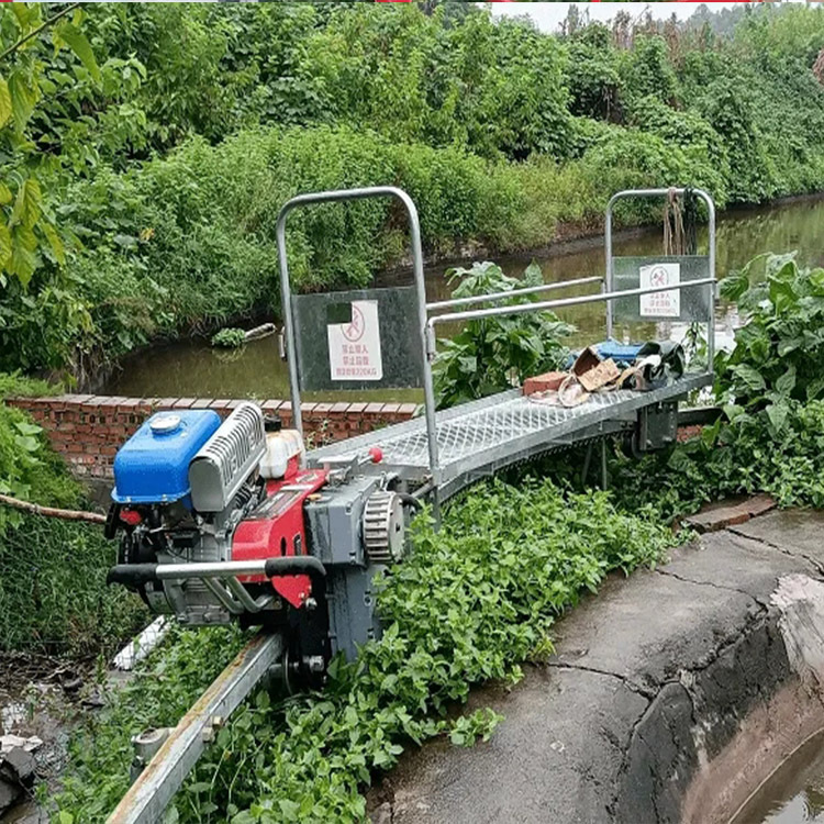 汽油农用单轨运输车 载重轨道装载车 平稳行驶山地小火车