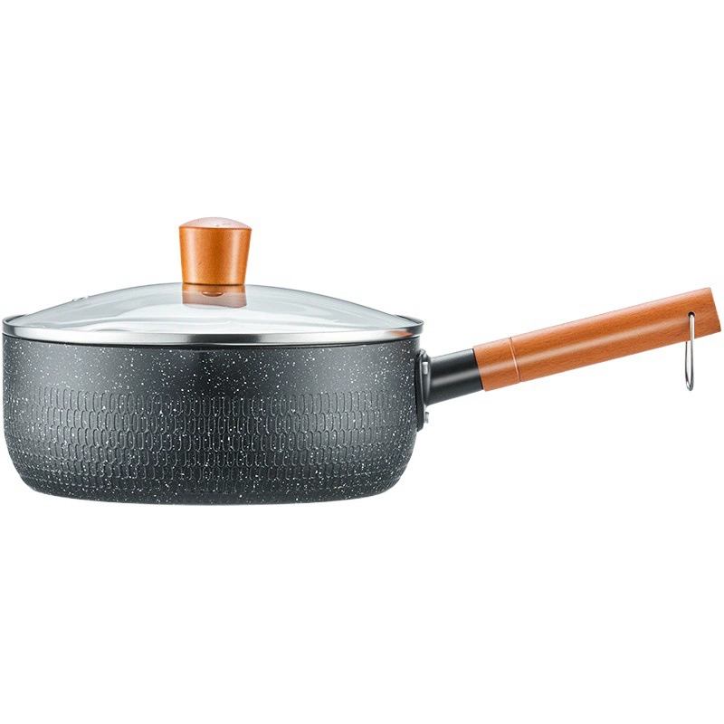 Сковорода для детского питания Дополнительная сковорода для детского питания Маленький горшок для жарки и кипячения молока для одного человека Горшок для супа с лапшой быстрого приготовления Бытовая сковорода с антипригарным покрытием