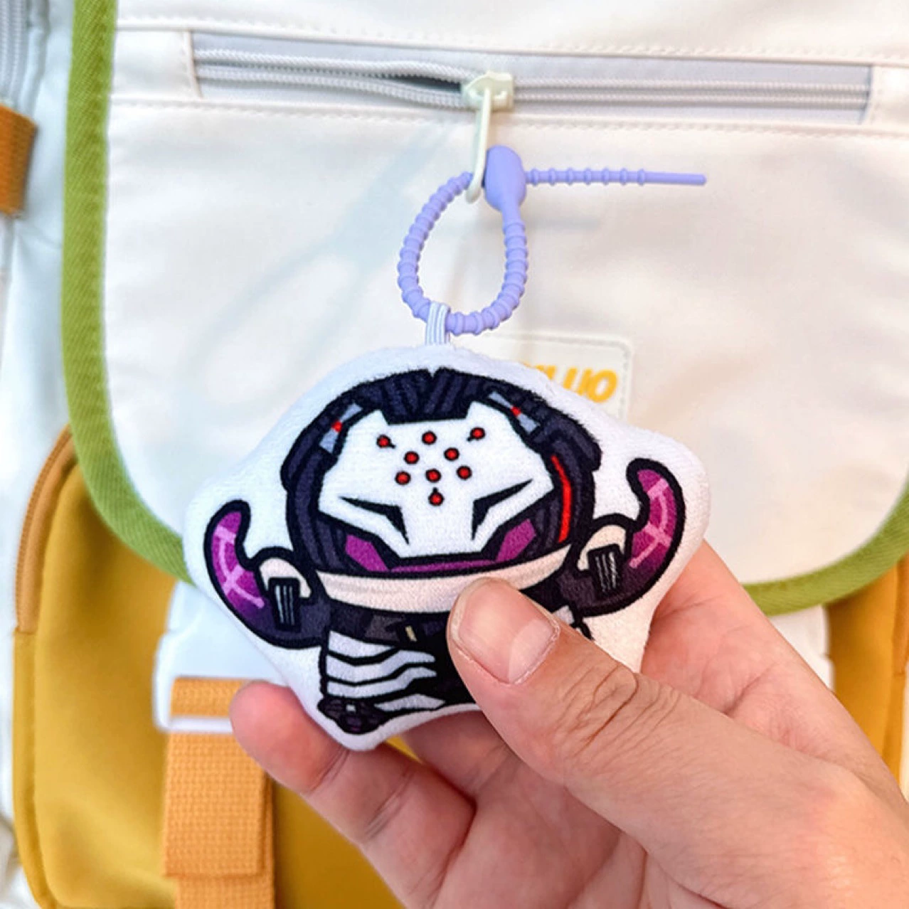 Поворотная модель ощущения боли, кукла-голос Ramasha, Salmon Emperor Dharma God Voice Pendant Overwatch Keychain