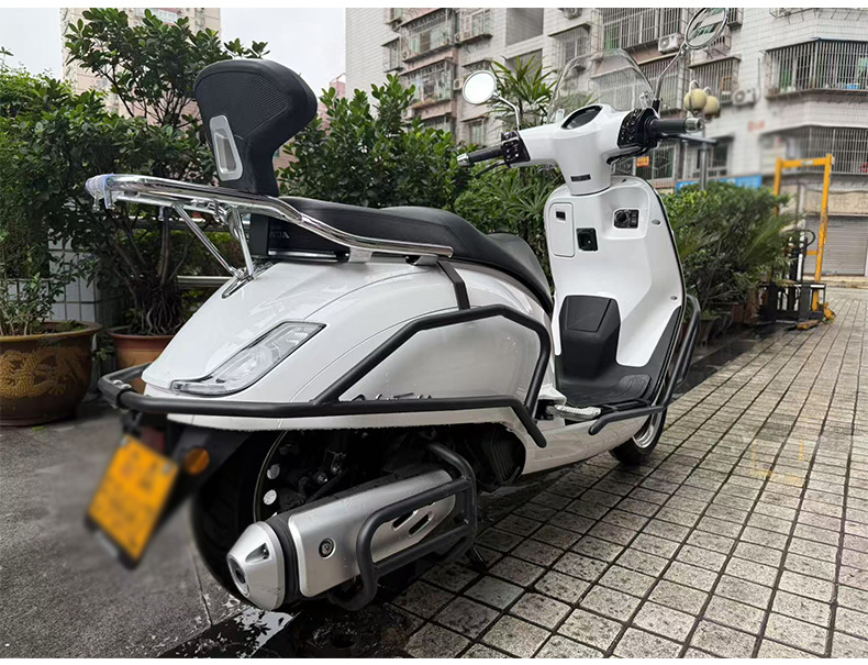 Suitable for Xindazhou Honda Ns150La Bumper Anti-Fall and Anti-Collision Exhaust Guard Bar Backrest Front Shelf Tail Rack