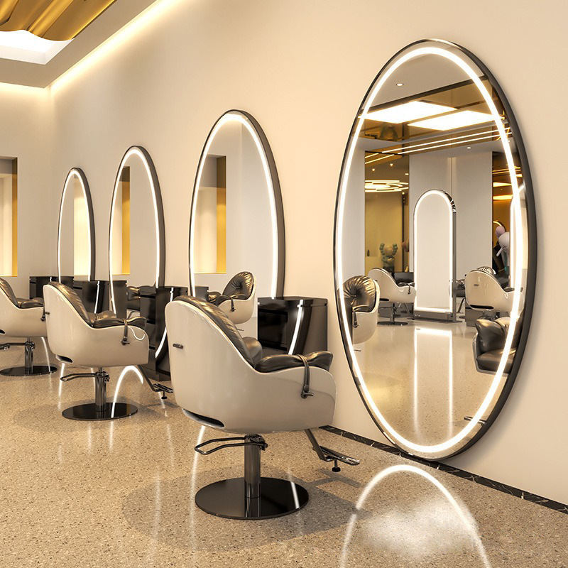 Espejo de Barbería con Luz LED de Metal Con Luz LED para Peluquería y Barbería image 10