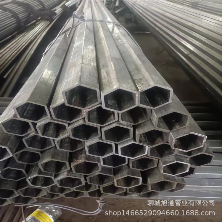 20#六角钢管 41x30冷轧内六角方精密管 外六角内圆冷拔管