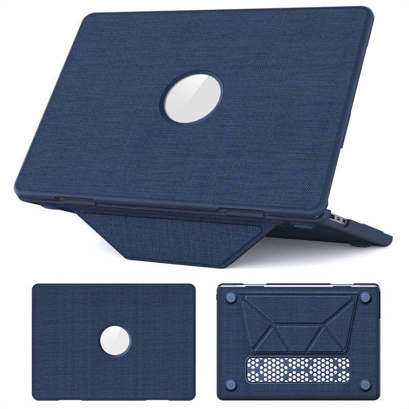 Suitable for Apple MacBook Air 15 Notebook Cloth Protective Shell Cooling Bracket Pro14 16 Anti-Fall Shell