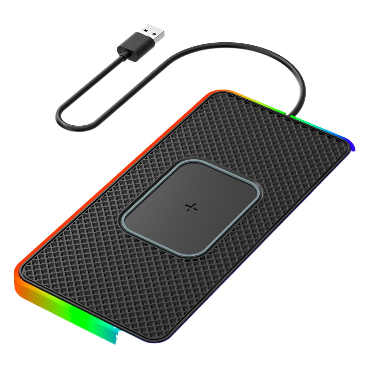 Cargador inalámbrico del teléfono móvil del coche emisor de luz del faro adecuado para Mercedes-Benz BMW Audi Feng Honda Volkswagen Apple