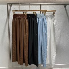 ALO 2025年夏新作ウーブンパンツ、ファッショナブルな薄手のハイウエスト、ゆったりとした伸縮性ウエスト、スリムカジュアルパンツ