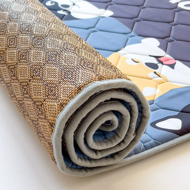 Двусторонний матрас из ротанга для зимы и лета, складной ротанговый коврик для дома, охлаждающий матрас для общежития, односпальный.