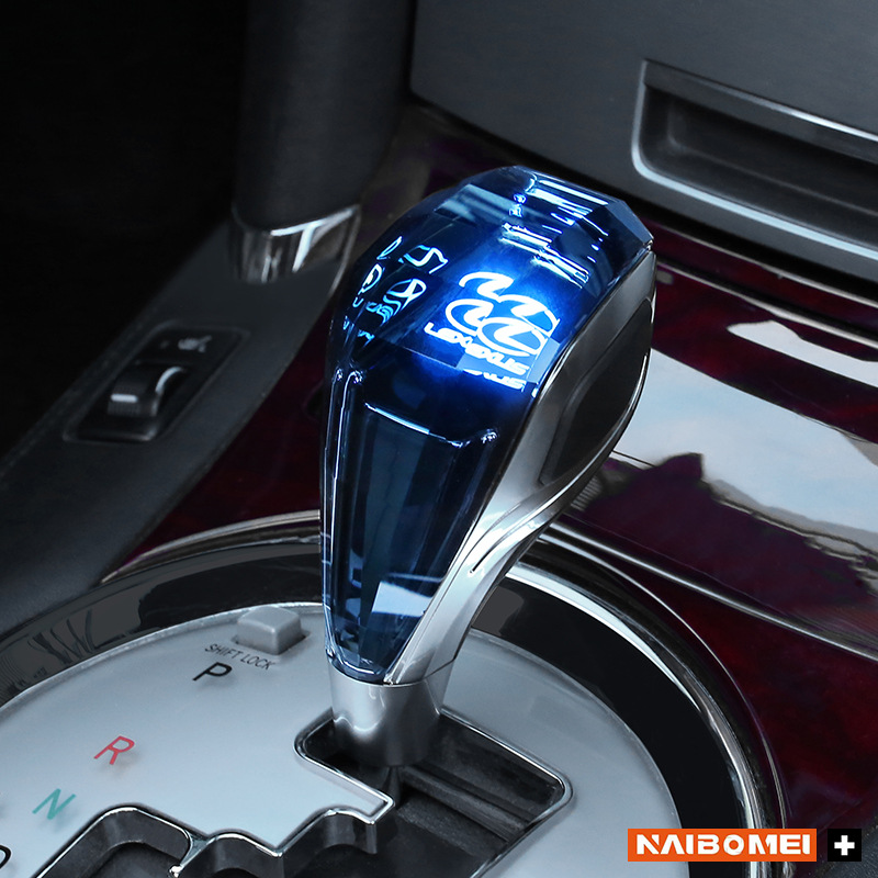 Adecuado para Toyota Mazda Mitsubishi Lexus coche especial cabeza de engranaje cristal con luz la lámpara modificación image 8