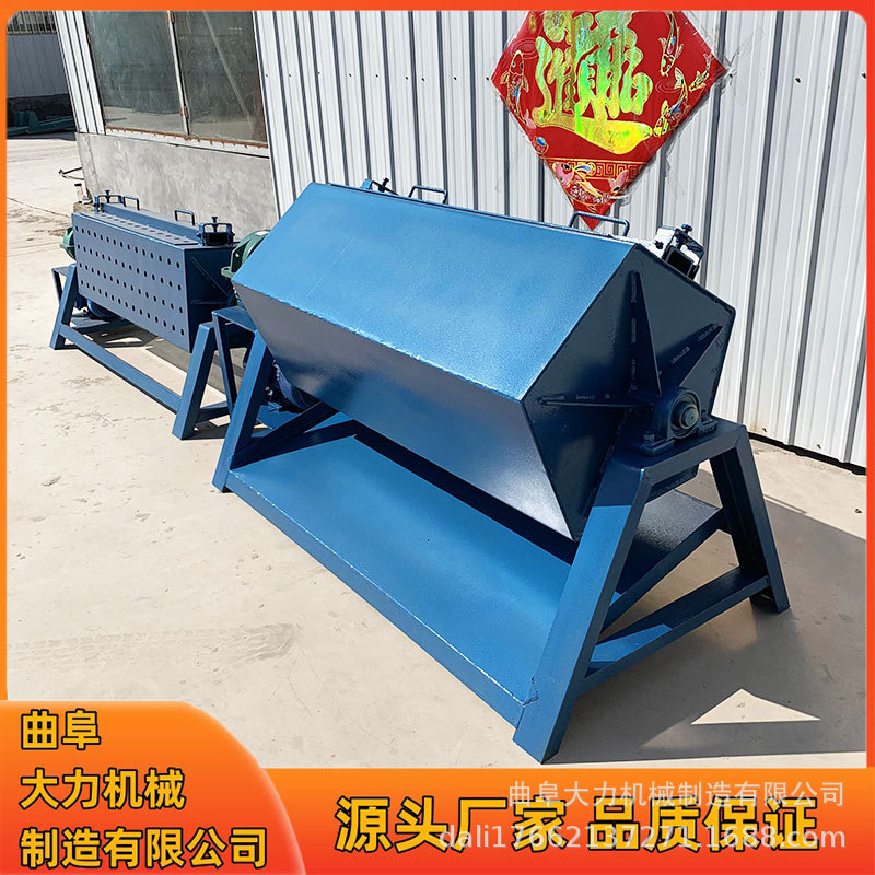 弯头五金件除锈去毛刺滚筒式抛光机 大容量批量加工干磨机