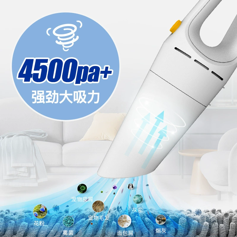 Handheld small wireless vacuum cleaner for car