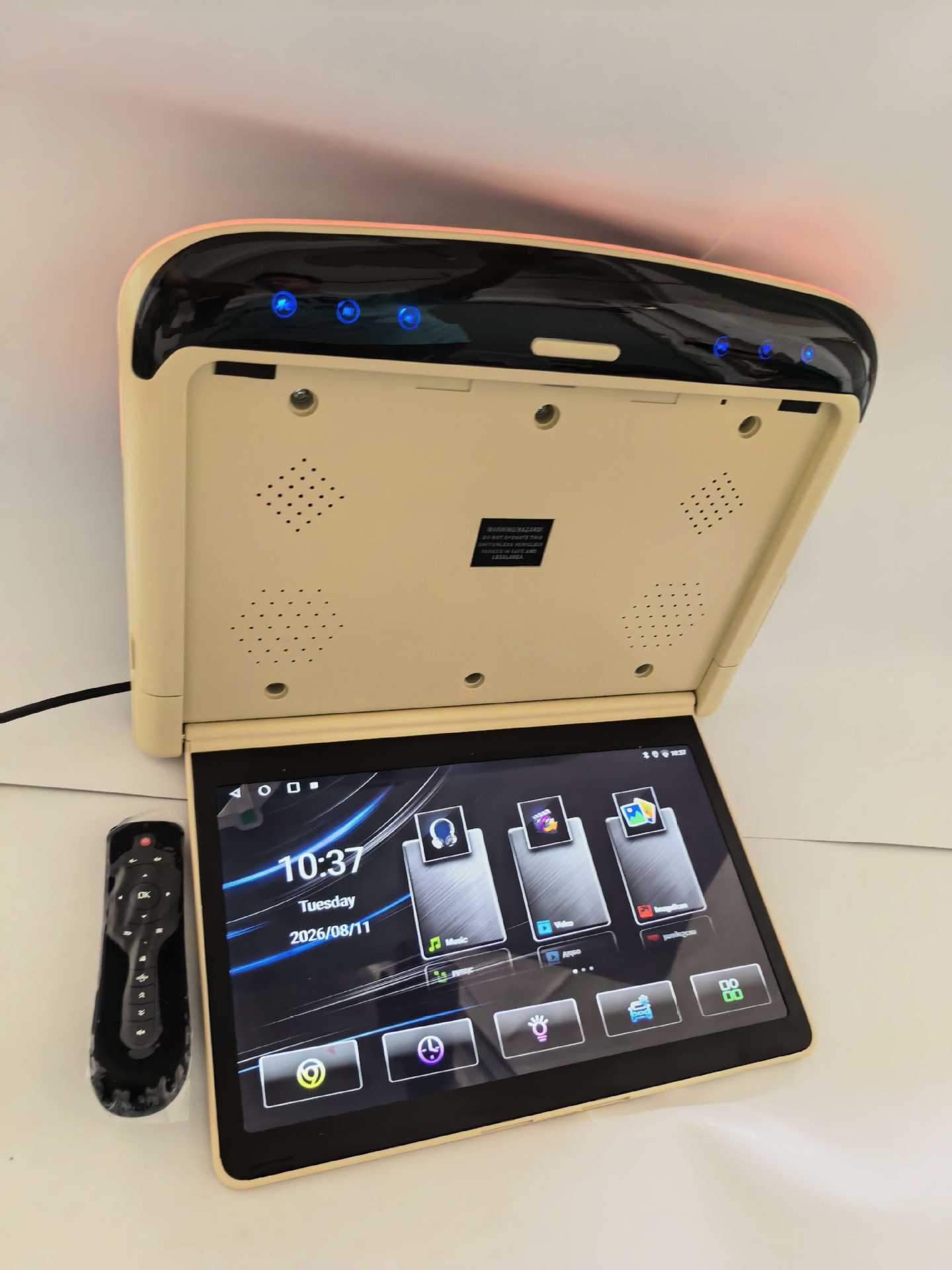 15.6inch Android Color Light Ultra-thin Ceiling-mounted Car Display