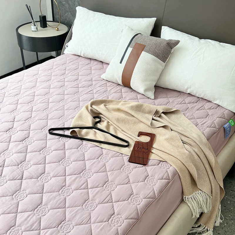Antibacterial cotton sheet, quilted bedspread, dust cover, mattress, protective cover, increased thickness