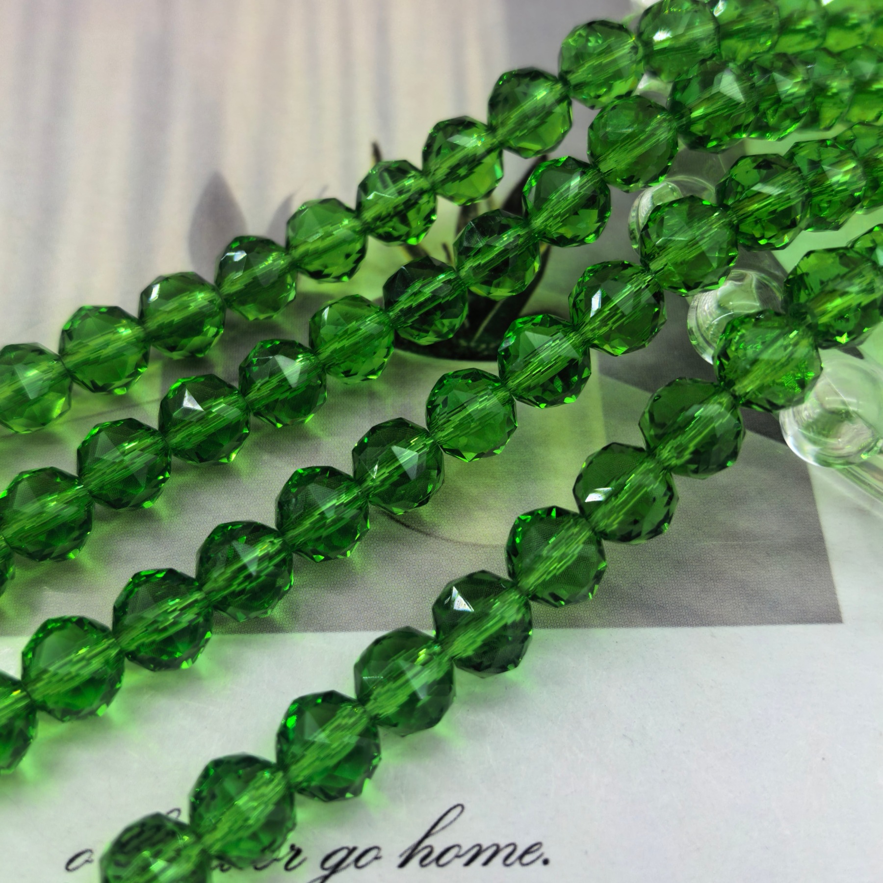 Bola de flores de 8mm Jingjing K9 cuentas sueltas de cristal 64 superficies cortadas con cuentas Accesorios de joyería hechos a mano de bricolaje Pulsera Collar lote suelto image 80