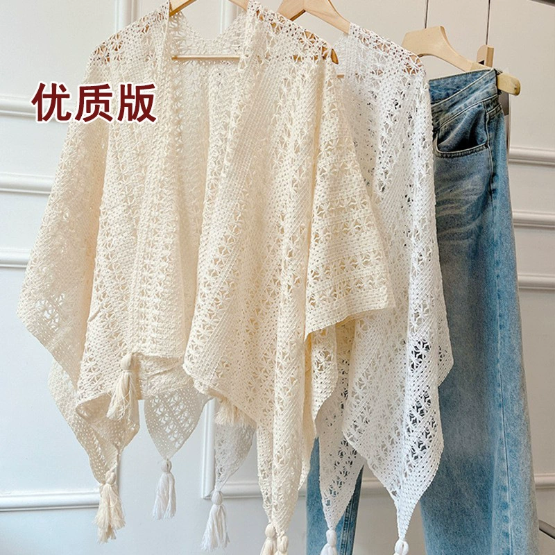 Ретро национальный праздник стиль трикотажный кардиган с кисточкой женский тонкий весенний и осенний маленький платок с юбкой cheongsam