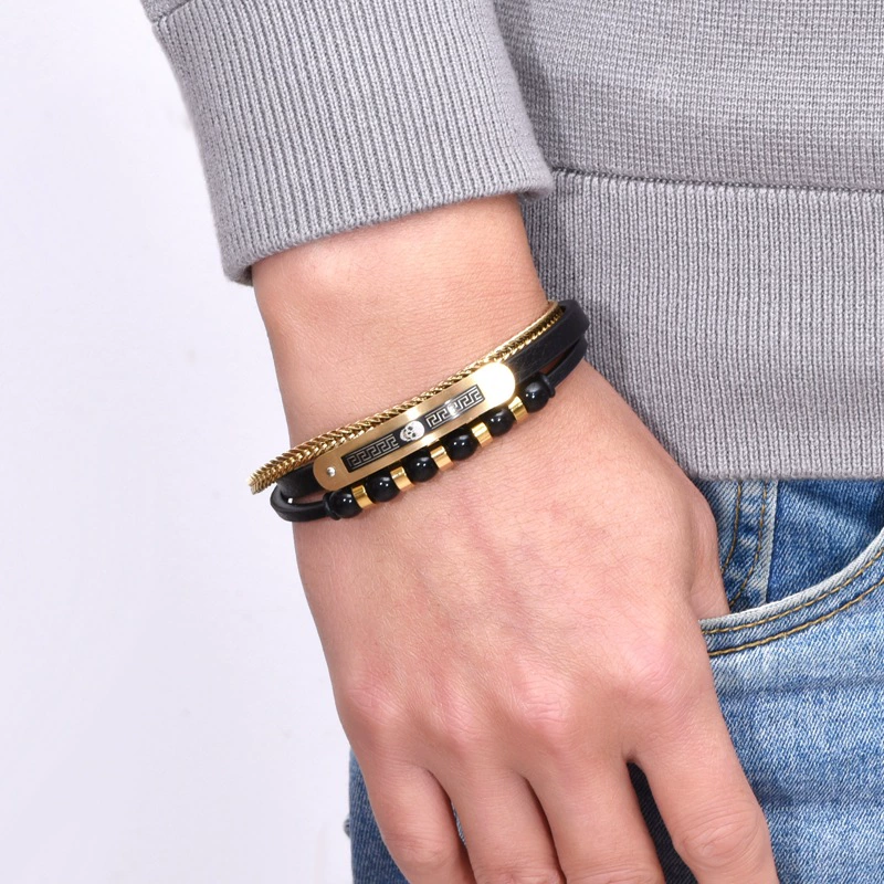 Magnetic bracelet stainless steel, for import