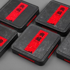 200克茶餅盒 古樹普洱茶餅收納鐵盒馬口鐵茶餅金屬包裝盒批發