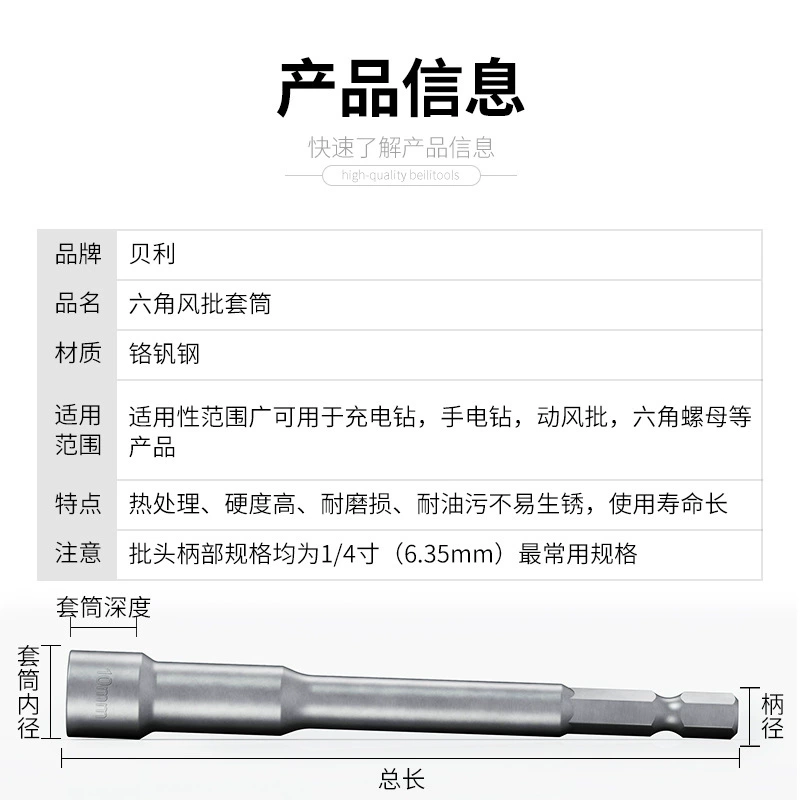 Hexagonal magnet strong magnet, screwdriver, electric drilling
