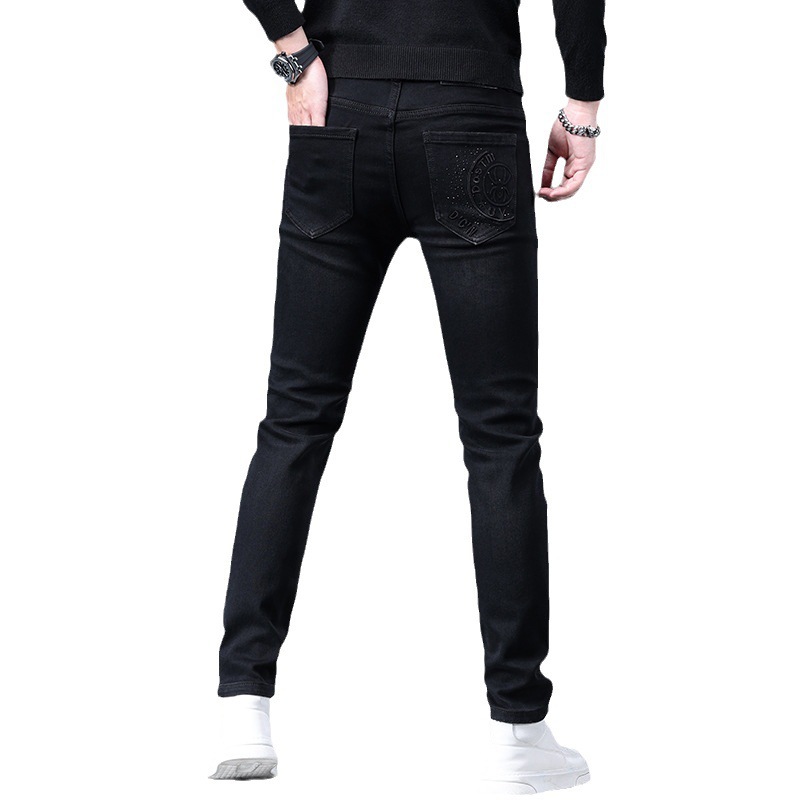 Xintang – jean Slim Fit pour hommes, produit élastique, petits pieds, marque de mode, produits européens, nouvelle collection automne et hiver 2023_voghion.com