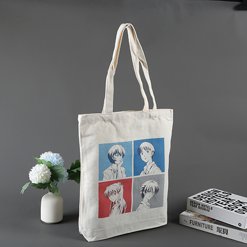 厂家批发时尚手提帆布袋 活动宣传购物棉布袋空白广告印花帆布袋