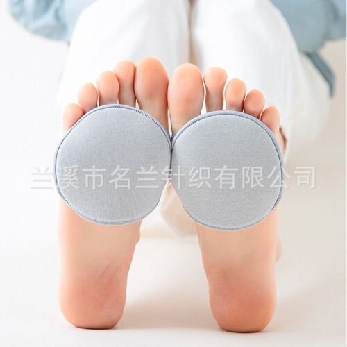 Forefoot half socks five-toe socks women's invisible sweat-absorbent split-toe socks summer thin high-heeled shoes socks socks soles