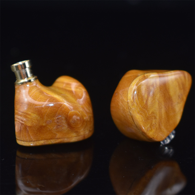 工厂新品幻彩色树脂稳定木耳机入耳式有线耳机 diy HiFi发烧耳机|undefined