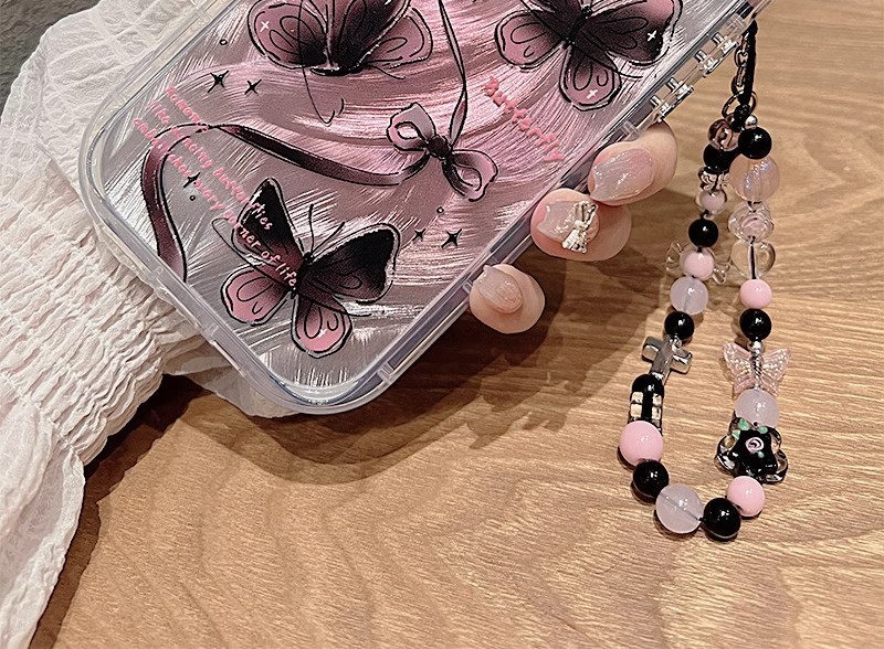 Ink Butterfly – Passende Früchte-Hülle für iPhone 16 Pro, Neue Cartoon-Hülle für iPhone 15 Pro Max, Personalisierte Hülle für iPhone 13/14/12_voghion.com
