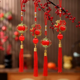 辣椒挂件;中国结;节庆用品